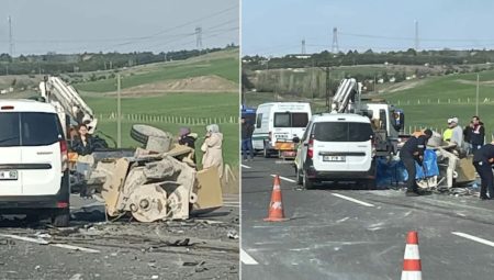 Ankara’da feci kaza: Aracından inen şoför hayatını haybetti